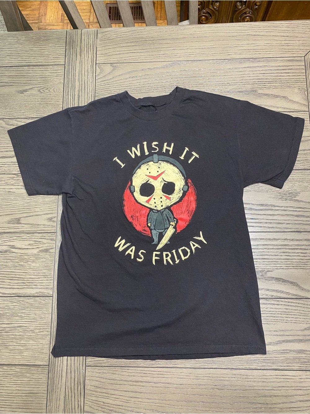 Friday The 13th 'I Wish It Was Friday' Men’s Size Large Graphic Tee